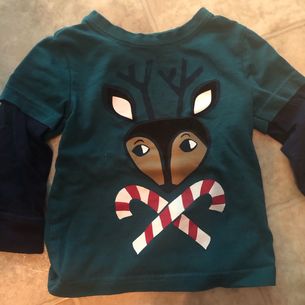 Gymboree 12-18 month reindeer shirt